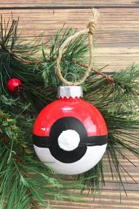 pokemon go christmas ornament