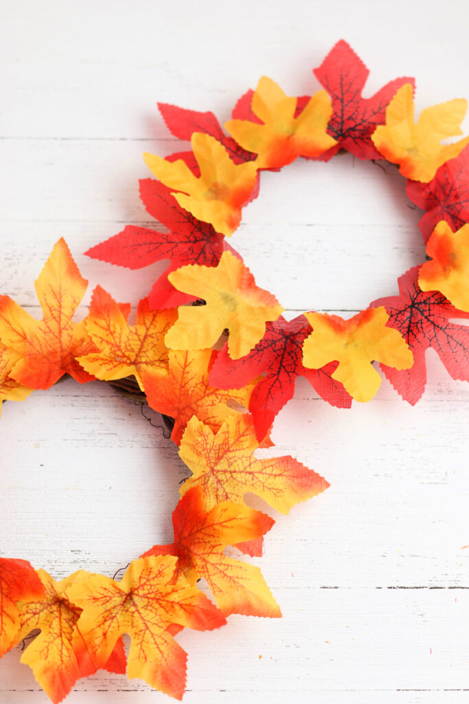 wreaths with leaves