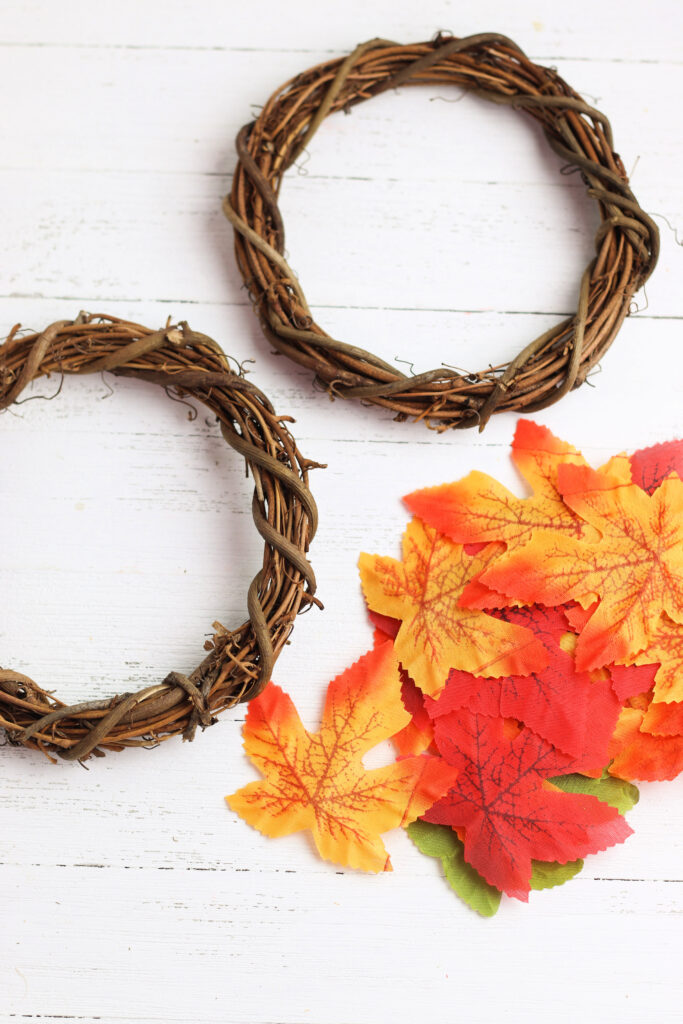 supplies for wreath leaves