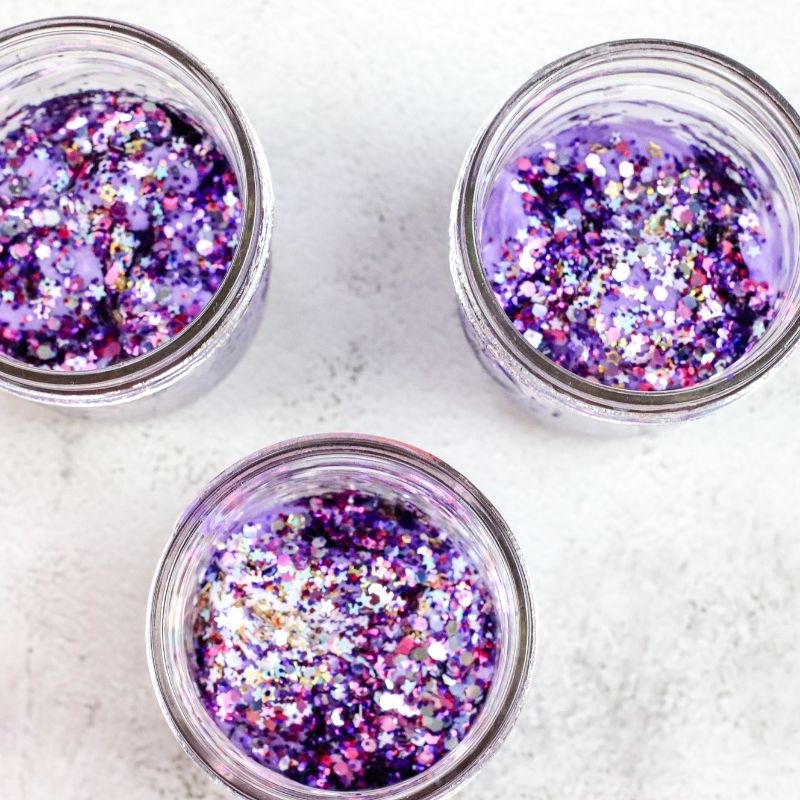 galaxy craft jars on counter 