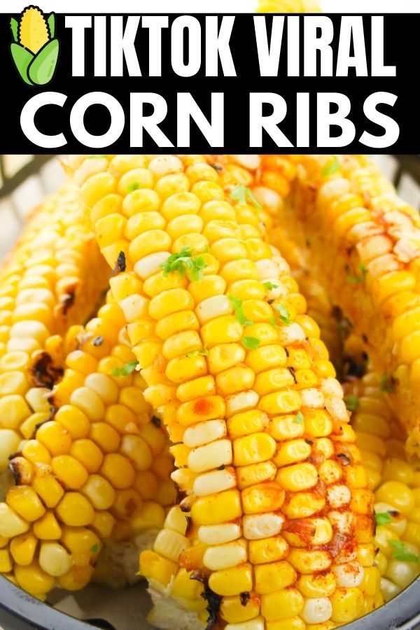 tik tok corn ribs on a plate 