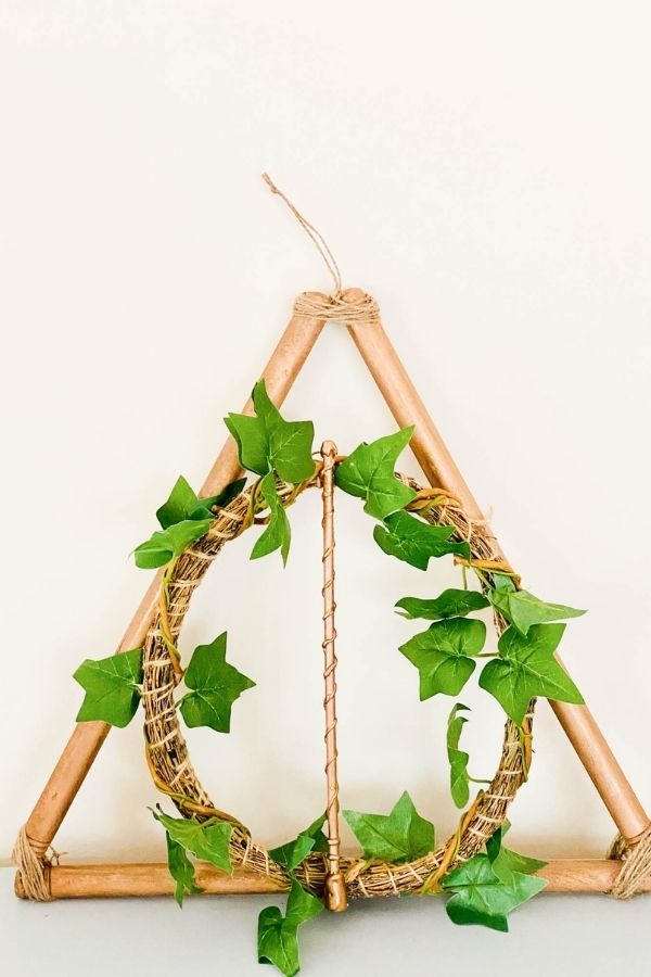 deathly hollows wreath