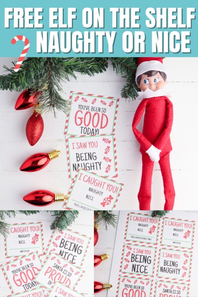 Free Naughty or Nice Elf on The Shelf Printable - Home Crafts and More