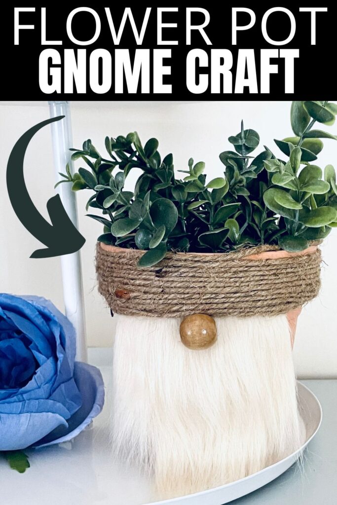 DIY flower pot gnome