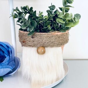 gnome flower pot